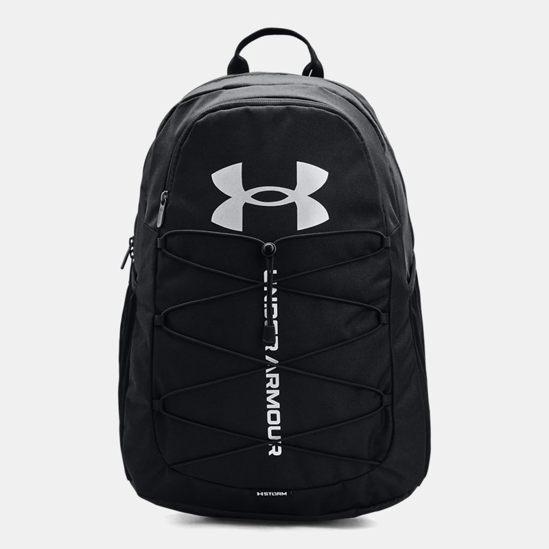Under Armour  Hustle Sport Backpack Black / Black / Silver